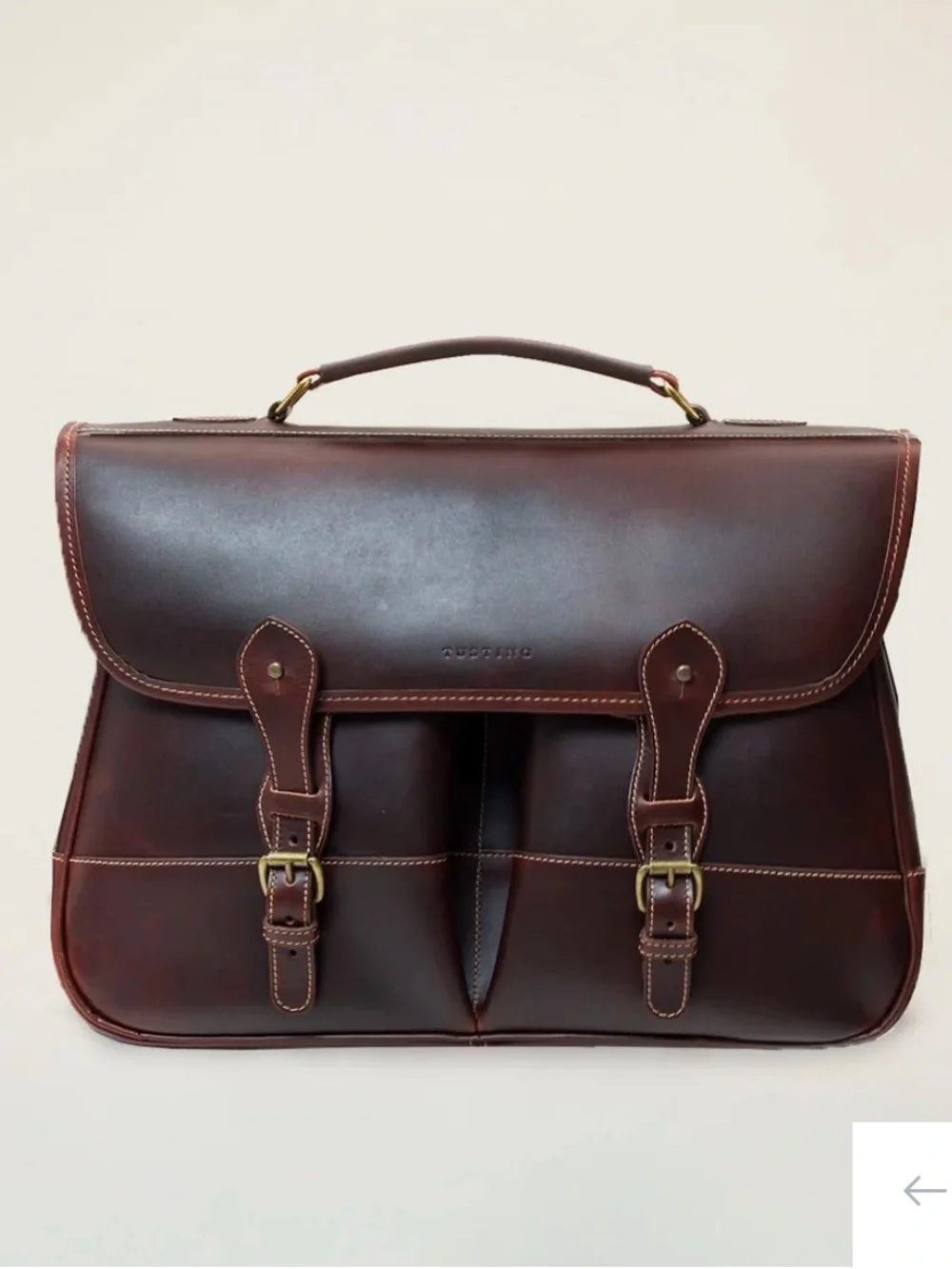Tusting of England Leather Briefcase